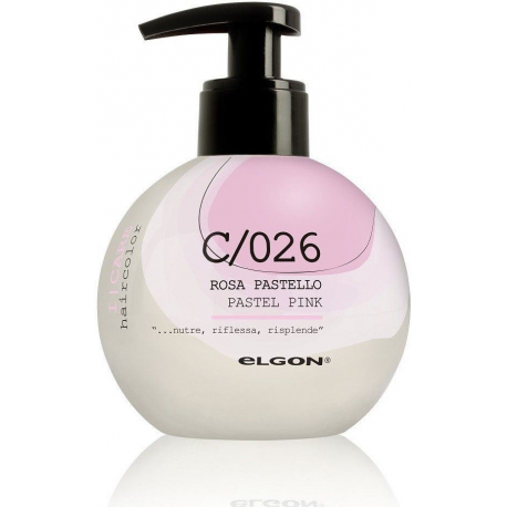 Elgon Haircolor I Care C/026 Rosa Pastel Pastel Pink, maschera colore 200 ml